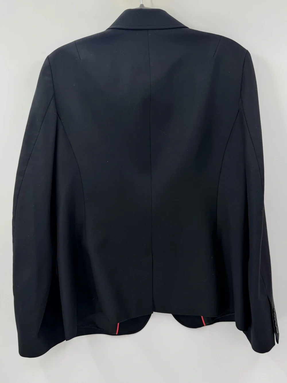 J. Crew Black Y2K 100% Wool Blazer Womens 16 Office Career Schoolboy